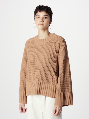REPLAY Sweter w kolorze beżowy: przód