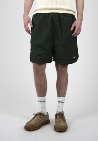 Wide Leg Pantalon 'Low Tide' Prohibited en vert : devant