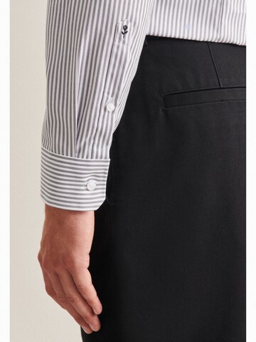 SEIDENSTICKER Slim fit Business shirt in Grey