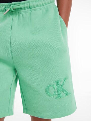 Calvin Klein Jeans Loosefit Broek in Groen