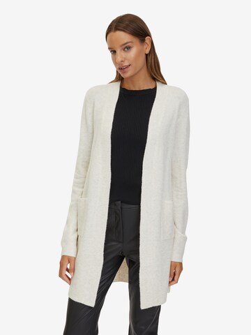 Betty & Co Knit Cardigan in White: front