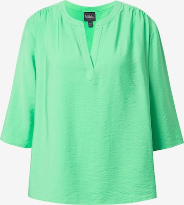 Ulla Popken Blouse in Green: front