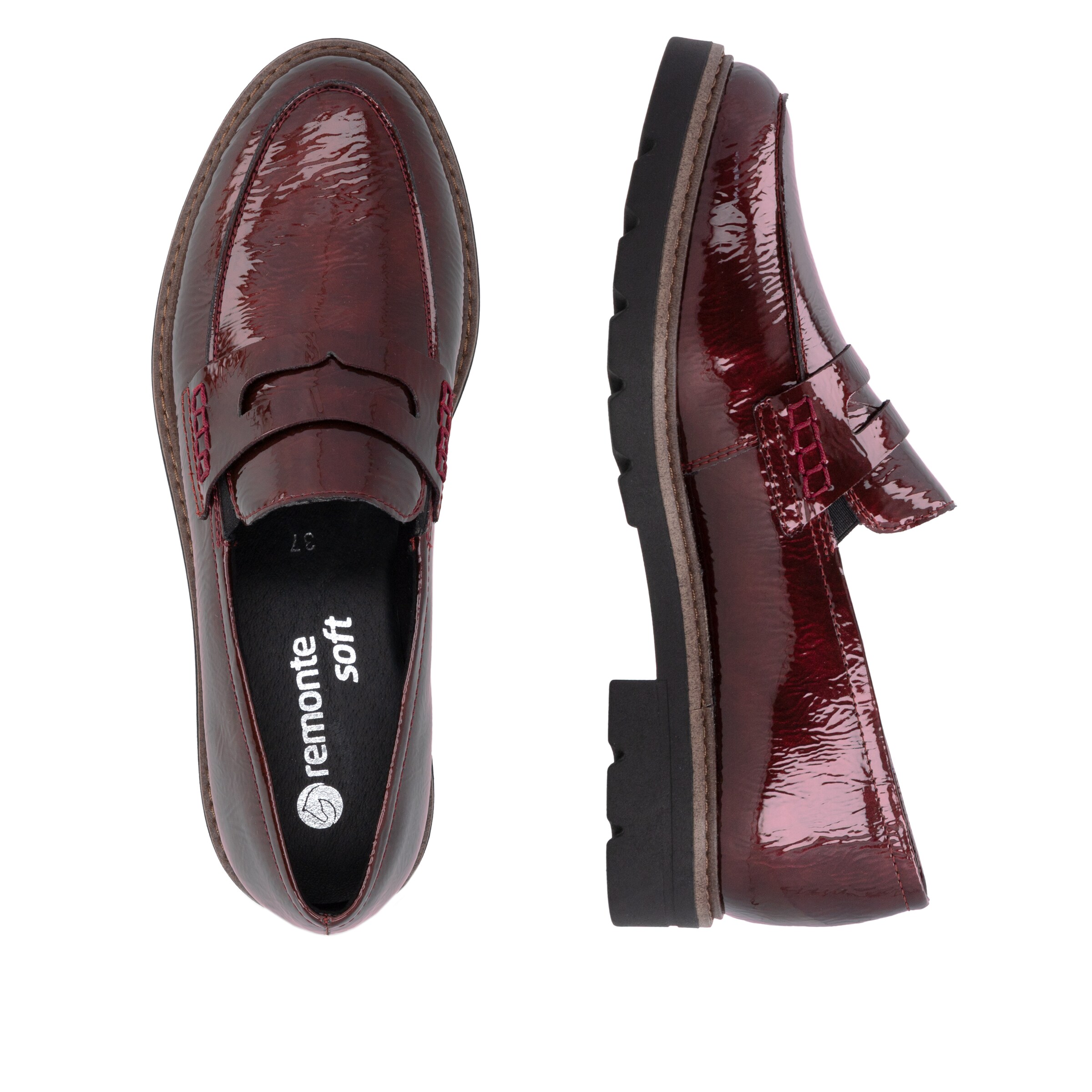 Chaussure basse REMONTE en rouge