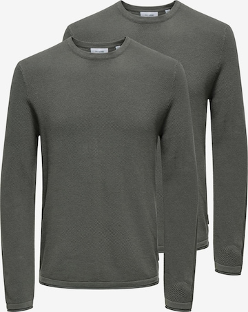 Only & Sons Pullover 'Felix' in Grau: Vorderseite