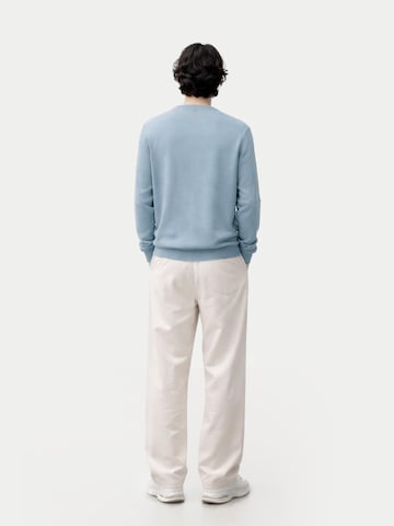 GOBI Cashmere Pullover 'Men's Essential Crewneck Cashmere Sweater'‌‌‌‌‌‌‌‌ in Blau