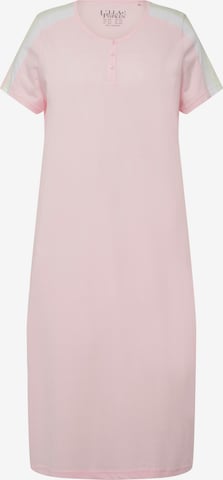 Chemise de nuit Ulla Popken en rose : devant