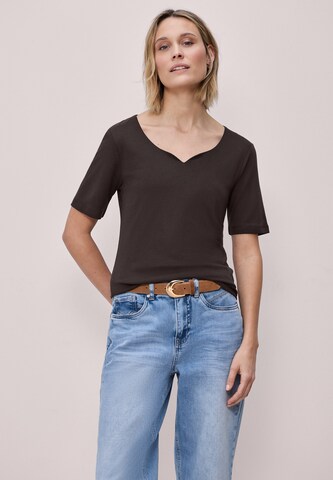 STREET ONE Shirt 'Ada' in Brown: front
