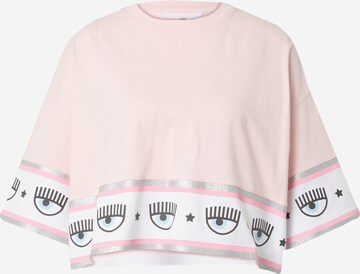 T-shirt Chiara Ferragni en rose : devant