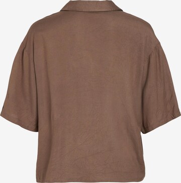 VILA Blouse 'Pricil' in Brown