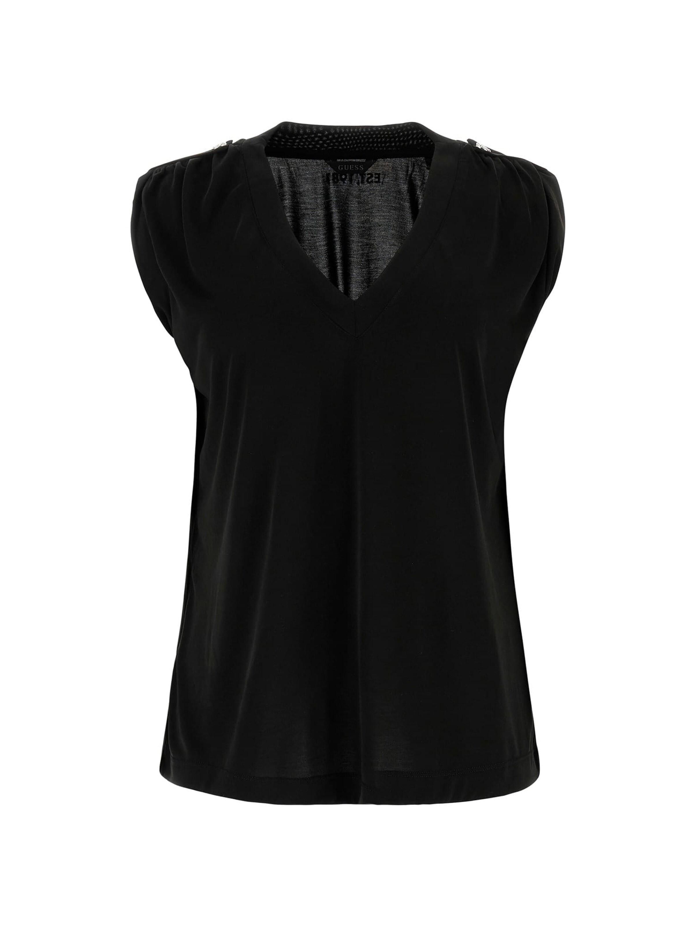 GUESS Top in Schwarz: Vorderseite