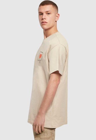 Merchcode Shirt 'Heartbreak' in Beige