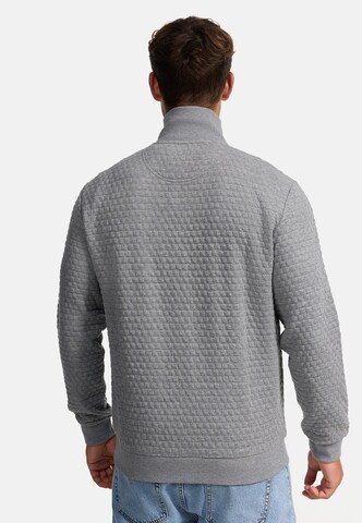 INDICODE JEANS Gebreid vest 'Bermie' in Grijs