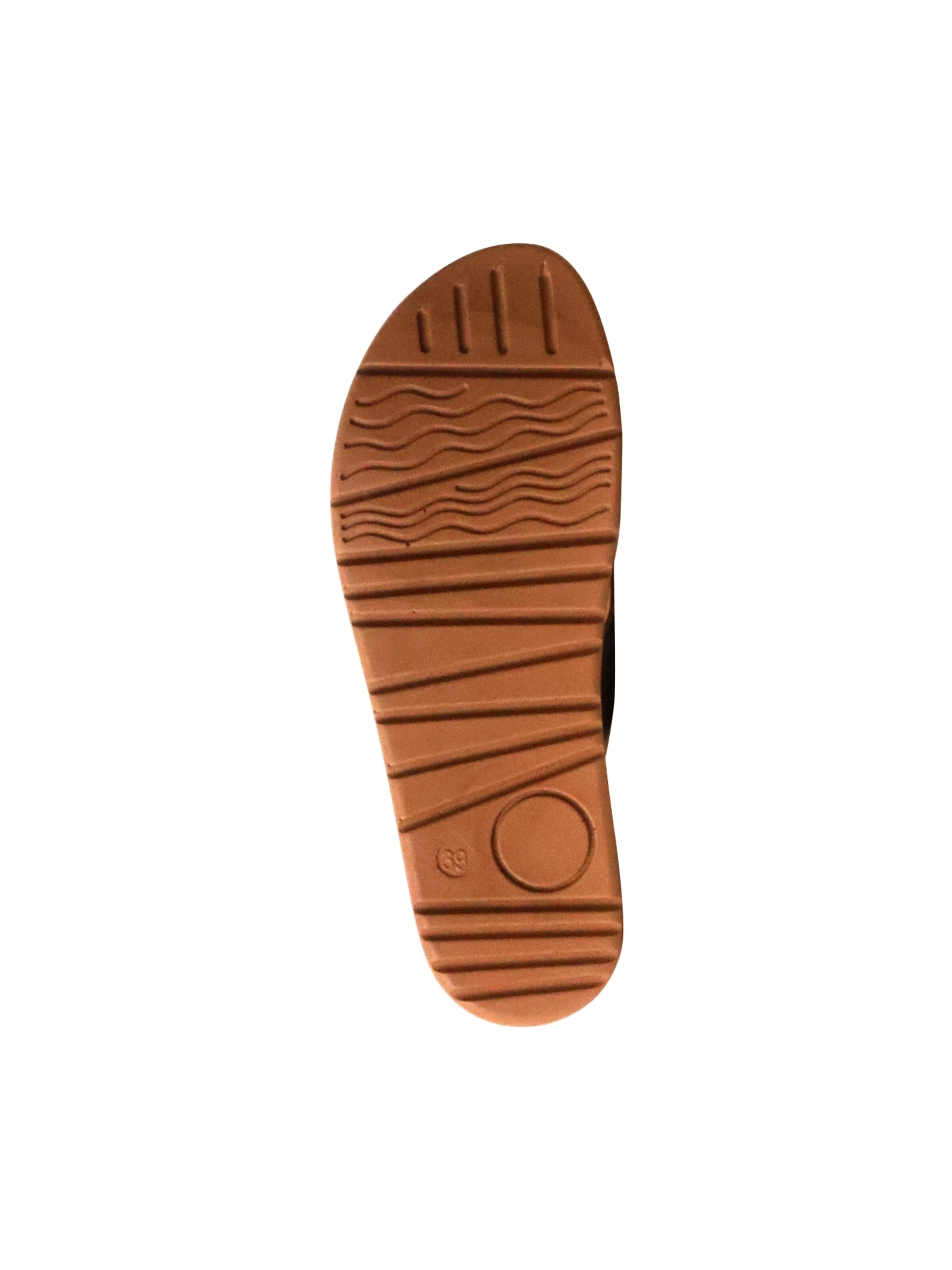 Sandalo 'Flache Sandalen zum Hineinschlüpfen' di Super Mode in oro