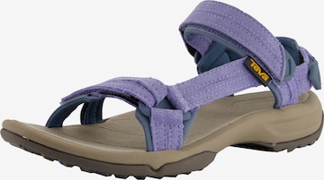Sandales TEVA en violet : devant