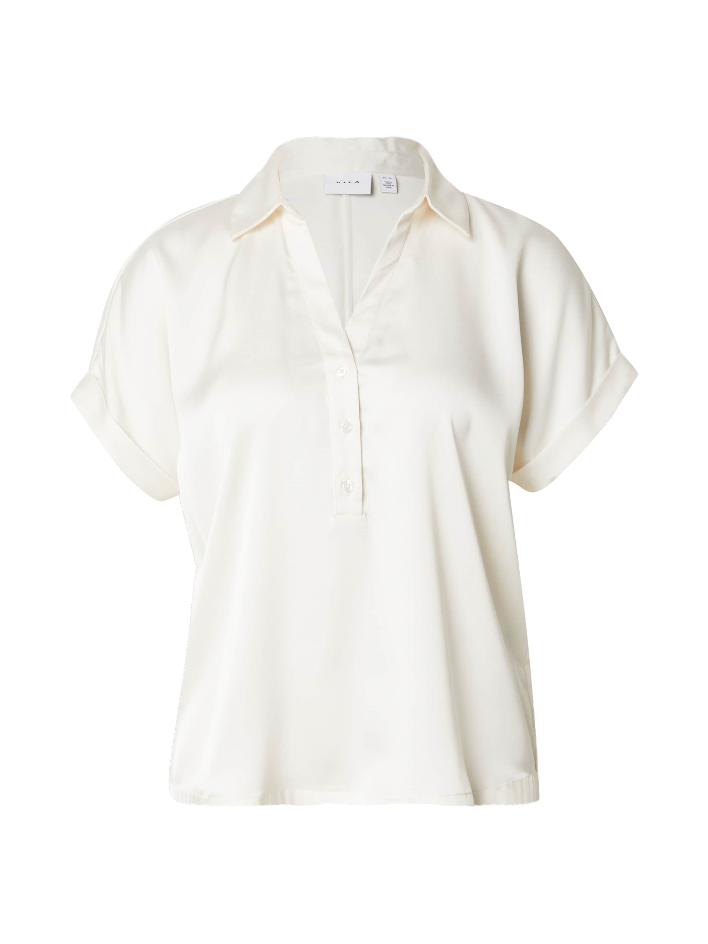 VILA Bluza 'VIEnna Ravenna' | bela barva: sprednja stran