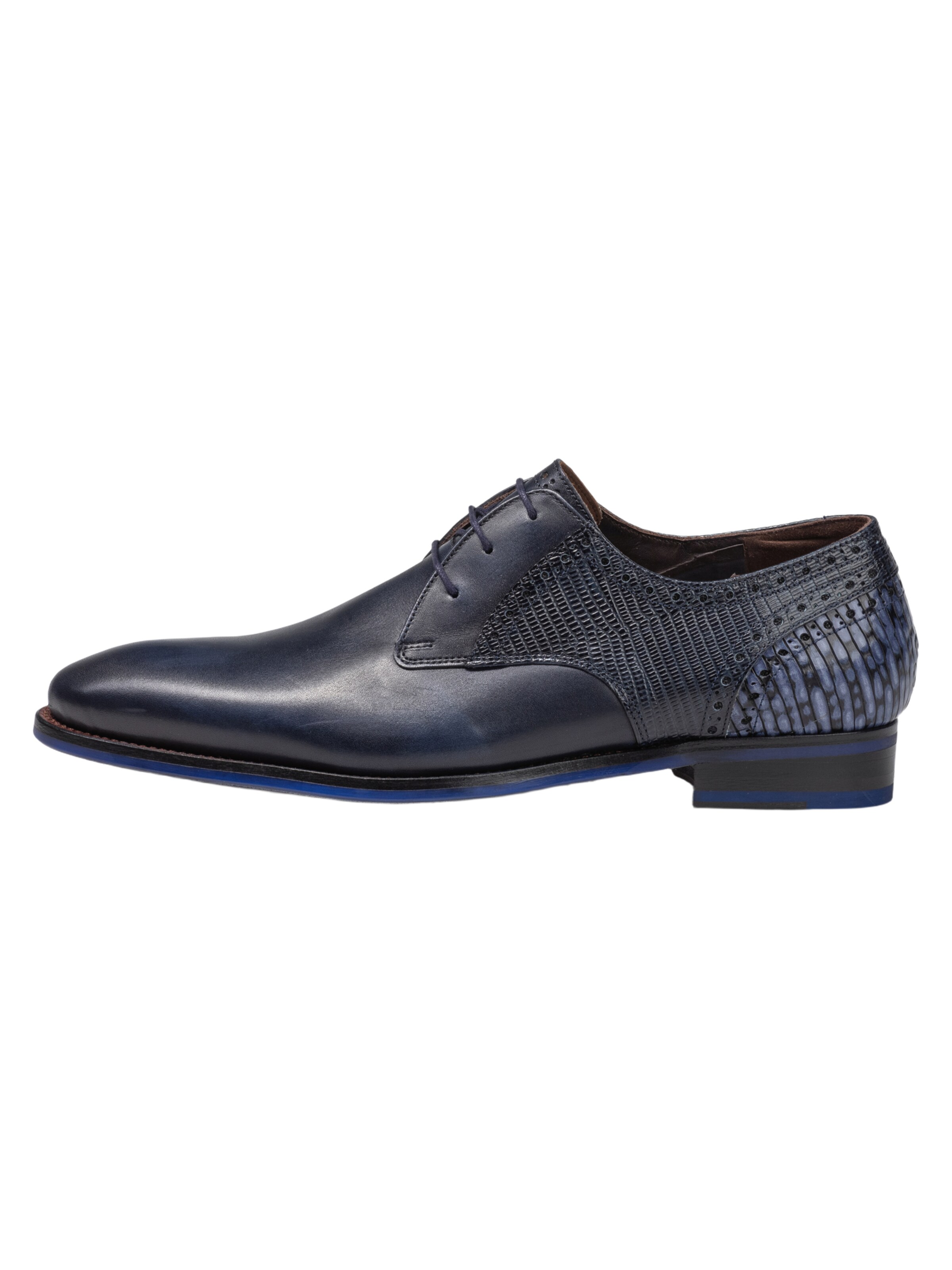 Floris van Bommel Lace-Up Shoes 'DE STAPPER' in Brown: front