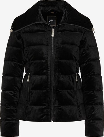 faina Between-Season Jacket in Black: front