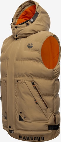 STONE HARBOUR Bodywarmer 'Egoor' in Bruin