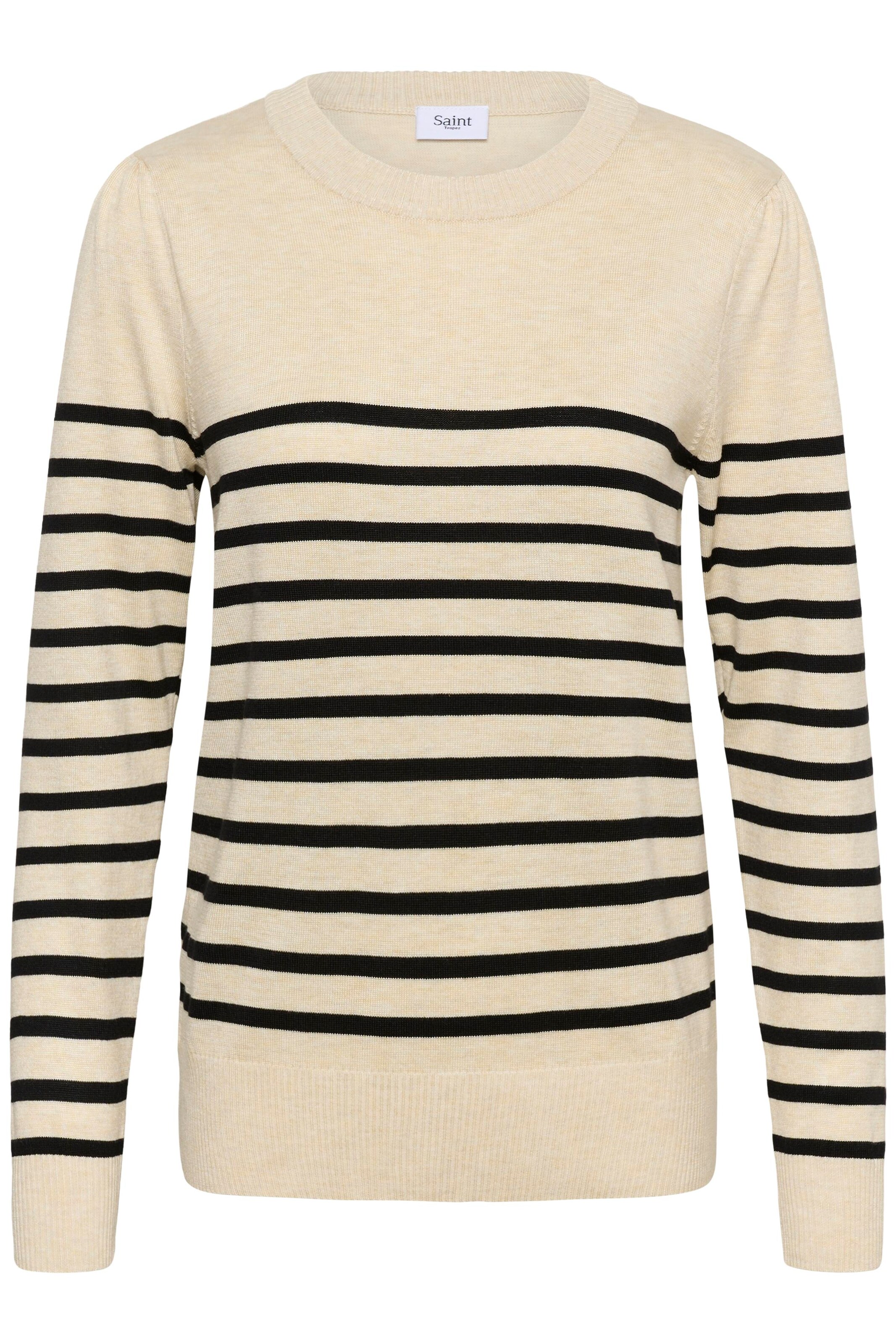 SAINT TROPEZ Pullover in Beige: Vorderseite