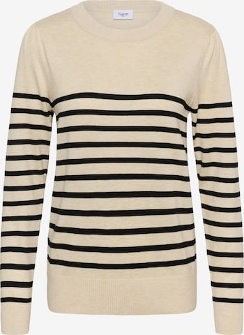 SAINT TROPEZ - Pullover em bege: frente