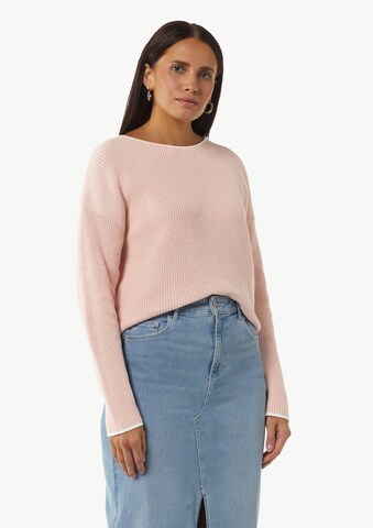 Pull-over comma casual identity en rose : devant