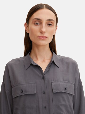 TOM TAILOR Blouse in Grey