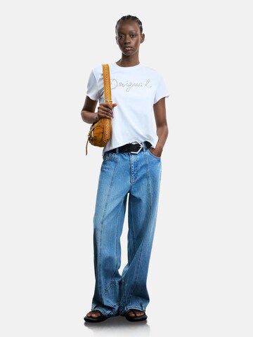 Desigual T-shirt i vit