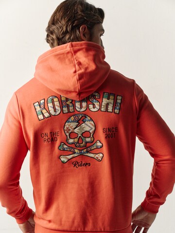 KOROSHI Sweatshirt i orange: tilbage
