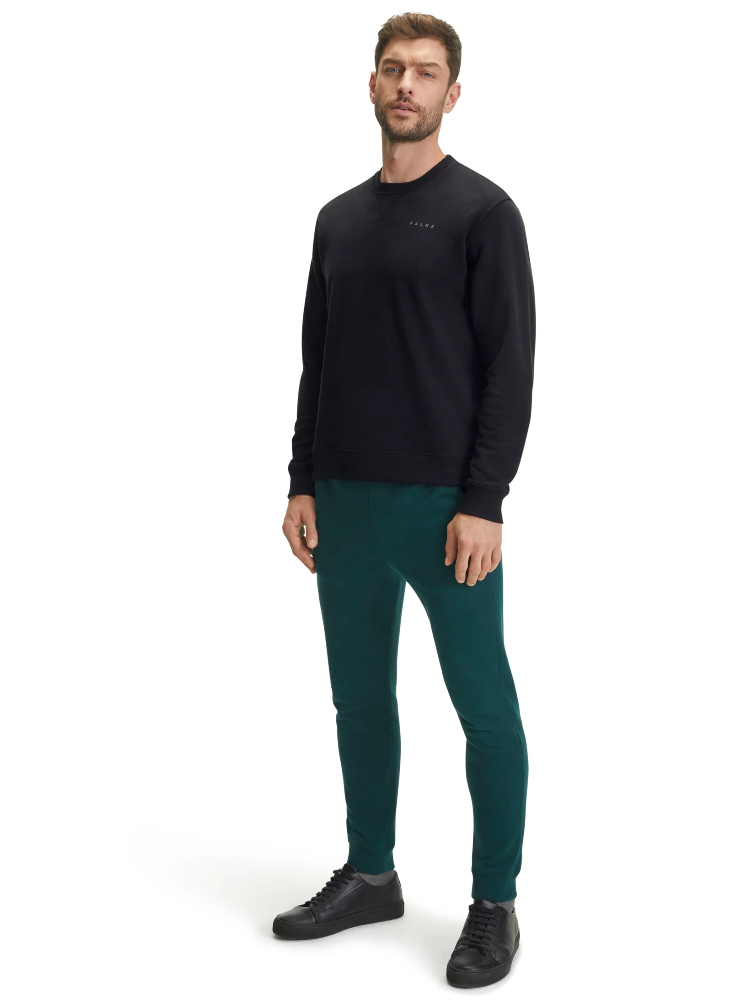 FALKE Sweatshirt 'Sweat'‌‌‌‌‌‌‌‌‌ in Schwarz