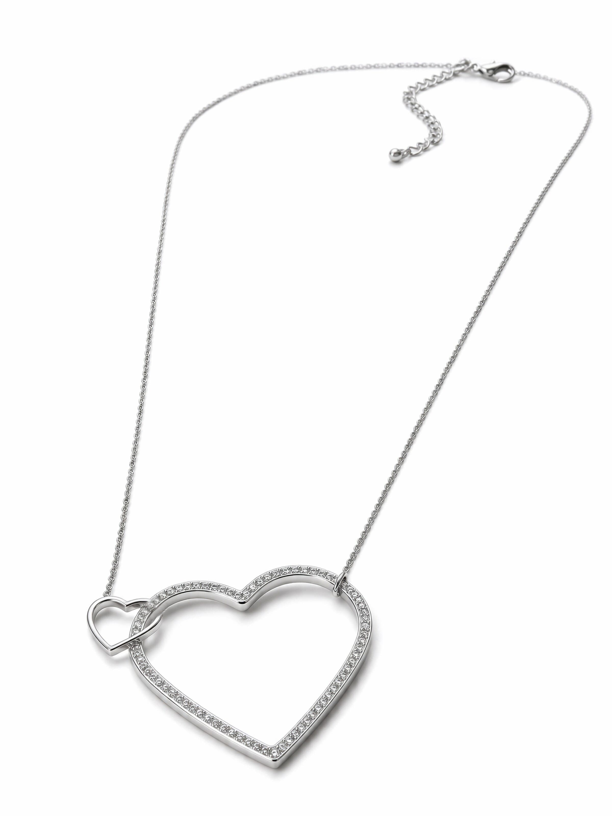 COLLEZIONE ALESSANDRO Necklace 'Lyon' in Silver: front