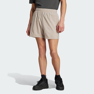 ADIDAS TERREX Regular Outdoorshorts 'Multi' in Beige: predná strana