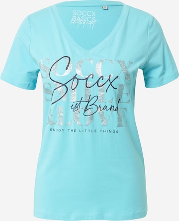 Soccx Shirt 'MARY' in Blauw: voorkant