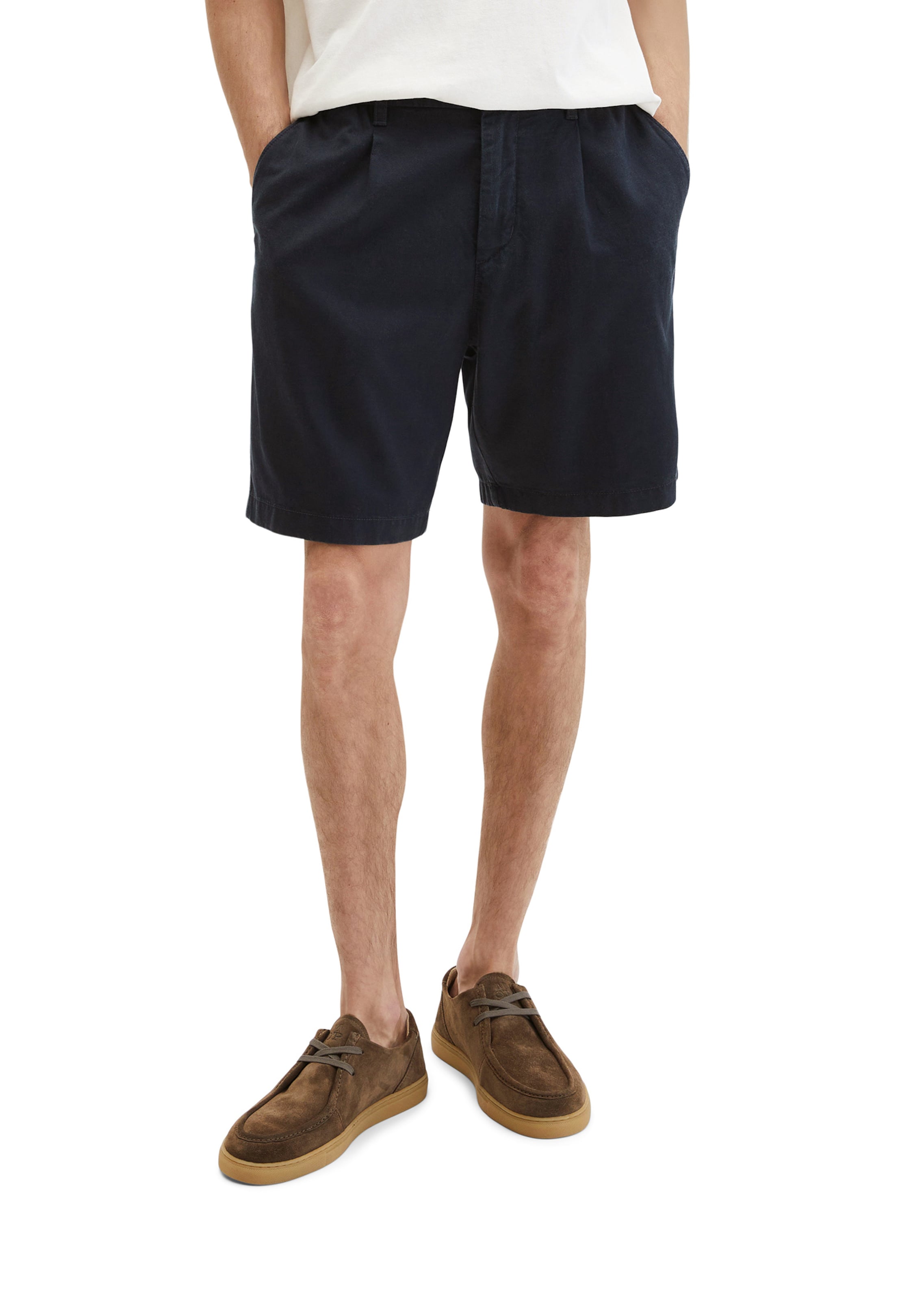Marc O'Polo Regular Trousers in Blue: front