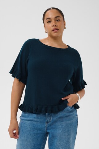 KAFFE CURVE - Jersey 'KClindsy' en azul: frente