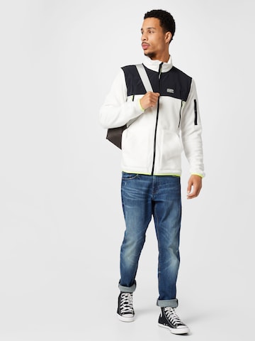 QUIKSILVER Athletic fleece jacket in White