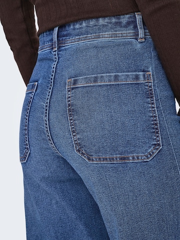 JDY Wide Leg Jeans 'JDYMOON-VANESSA' in Blau