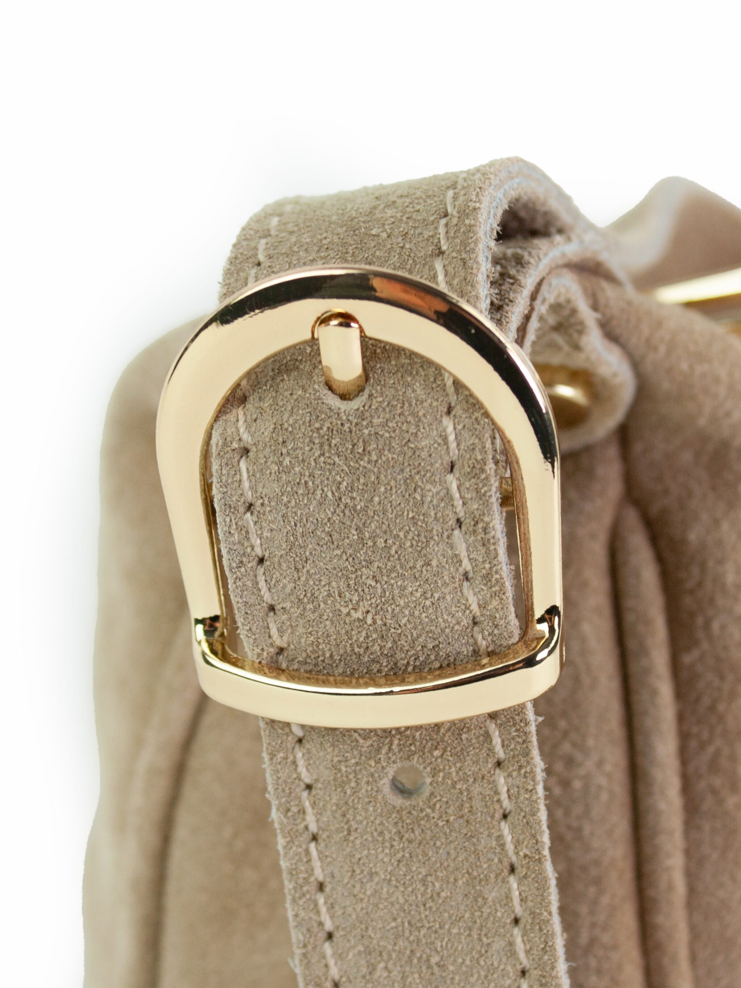 lePelou Shoulder Bag 'MINA' in Beige