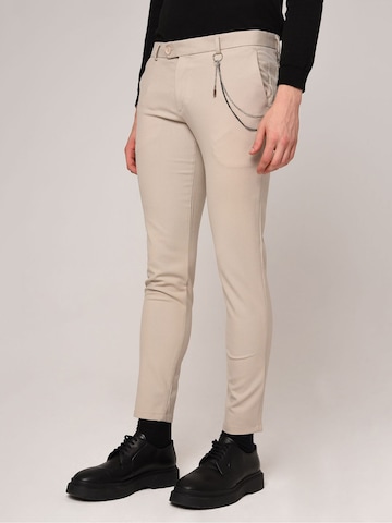 Antioch Slim fit Trousers 'Walter' in Beige