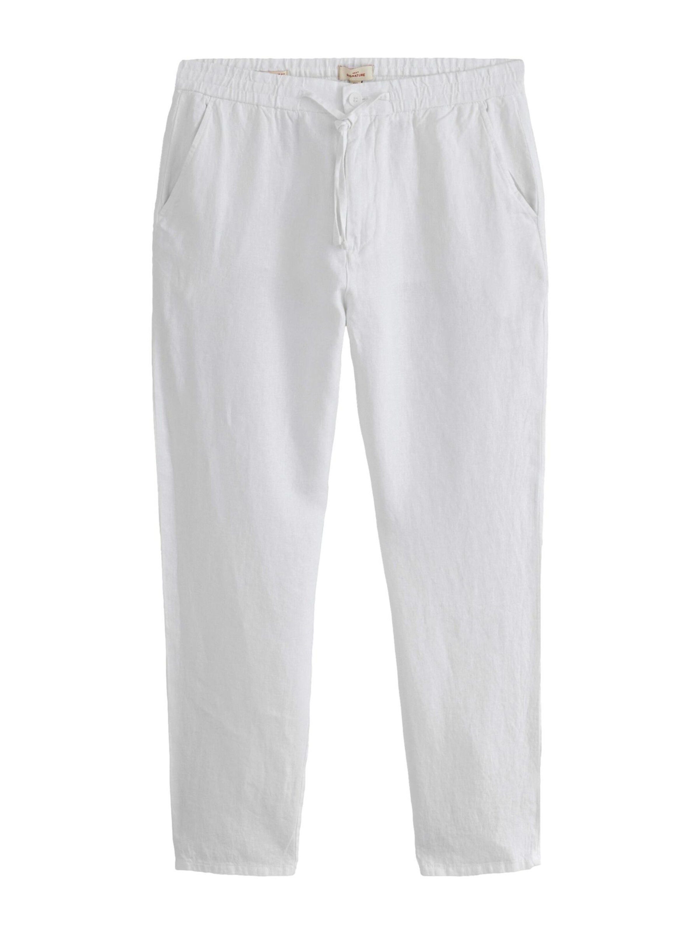 Next Regular Broek 'Signature' in Wit: voorkant