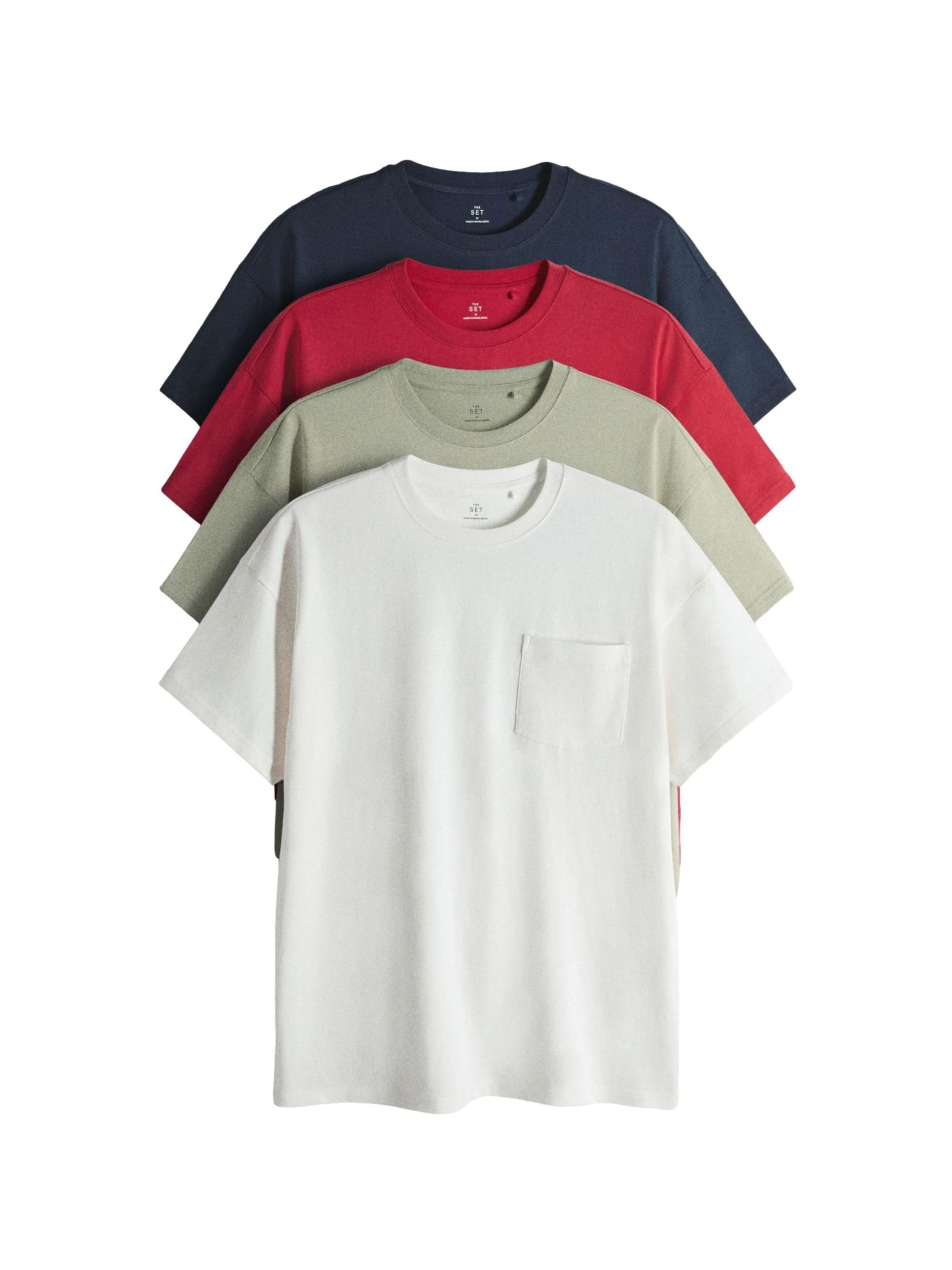 The Set T-Shirt in Blau: Vorderseite