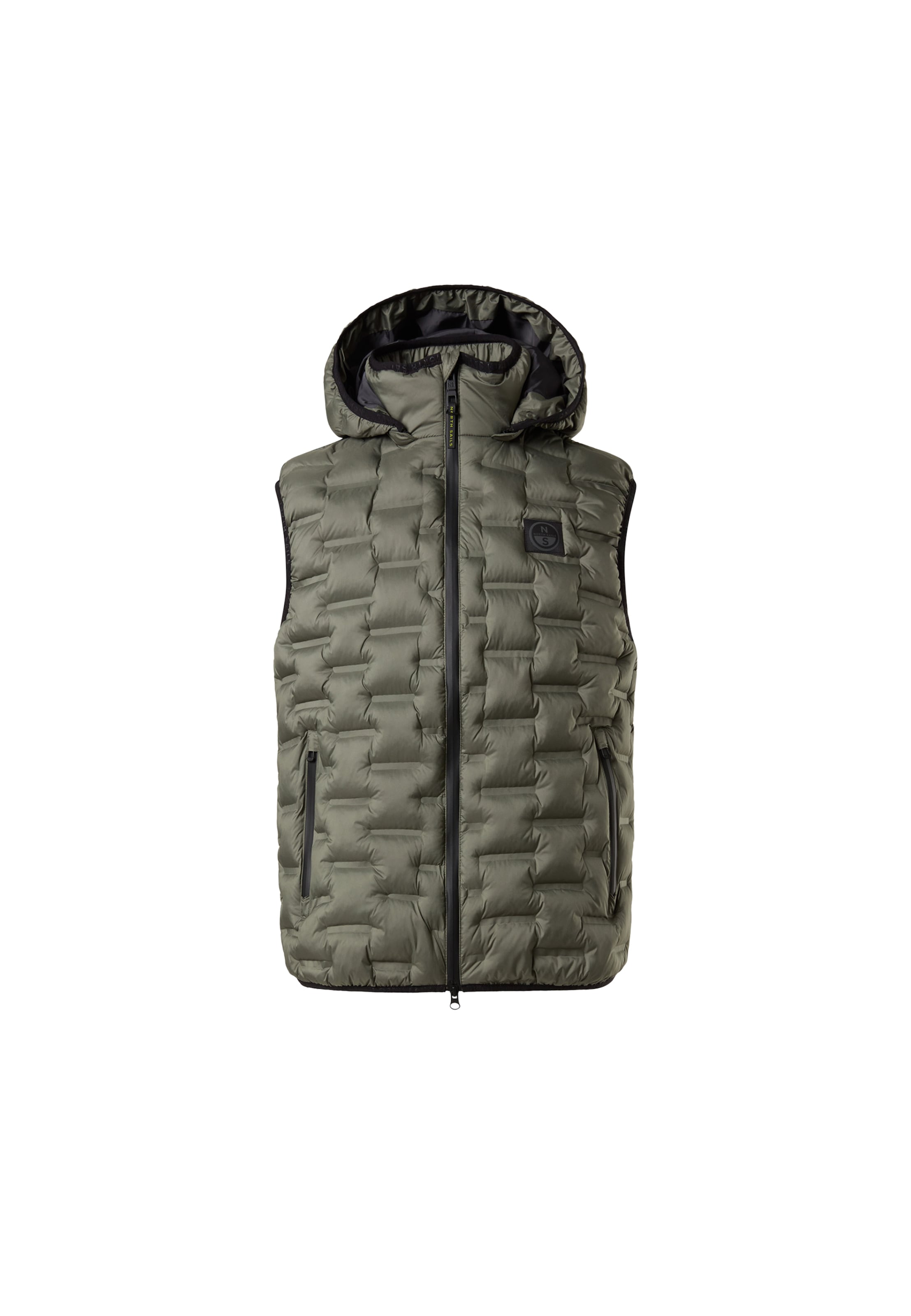 North Sails Vest 'Laser' i grå: forside