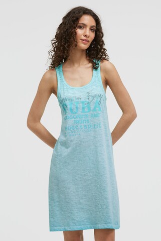Soccx Summer Dress in Blue: front
