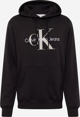 Calvin Klein Jeans - Sudadera 'Essentials' en negro: frente