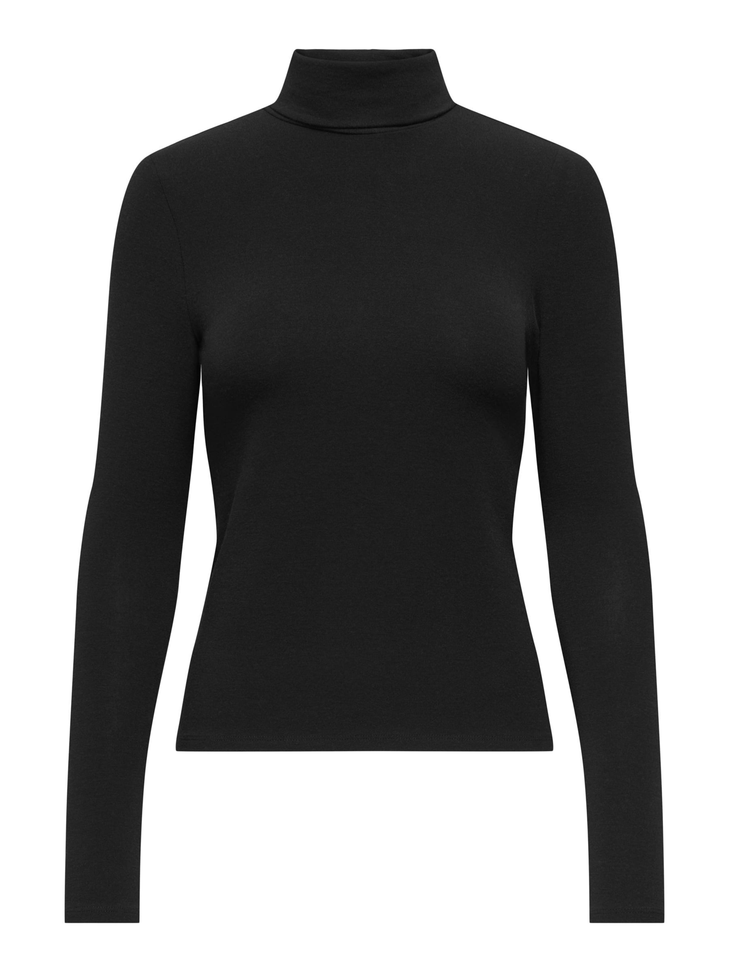 Tricou 'ONLGlamour' de la ONLY pe negru: față