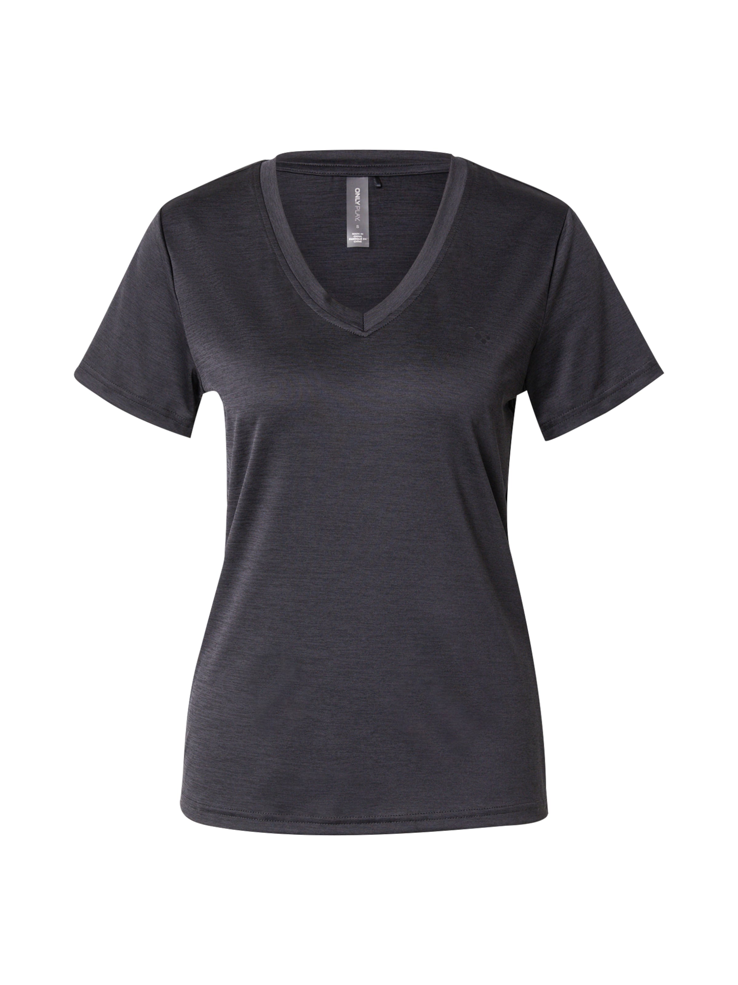 ONLY PLAY - Camiseta funcional en negro: frente