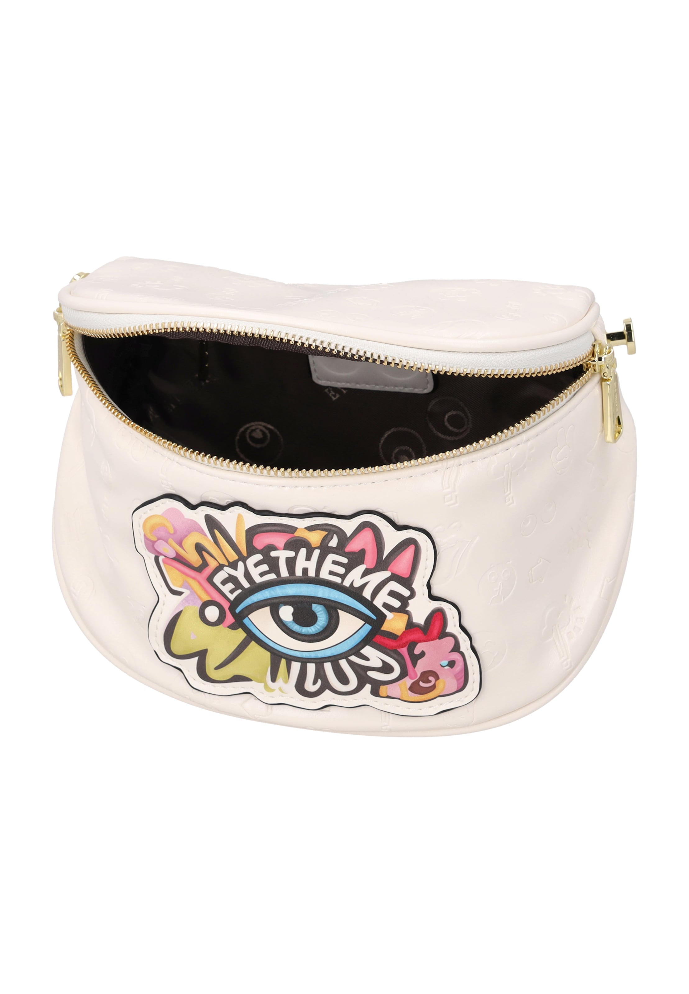 MYMO - Bolso de hombro 'Pop Eyetheme' en blanco