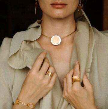 L.K.Lewis Necklace in Gold: front