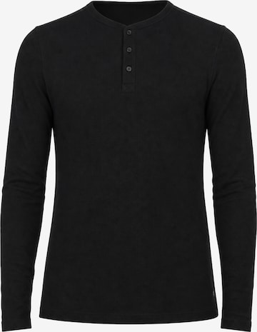 BRAVE SOUL Shirt in Zwart: voorkant