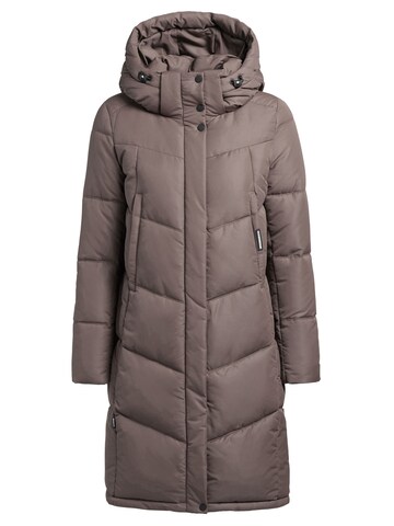 Cappotto invernale di khujo in grigio: frontale