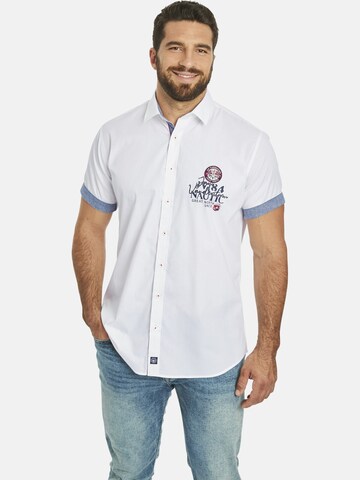 Jan Vanderstorm Comfort Fit Hemd 'Sverker' in Blau: Vorderseite